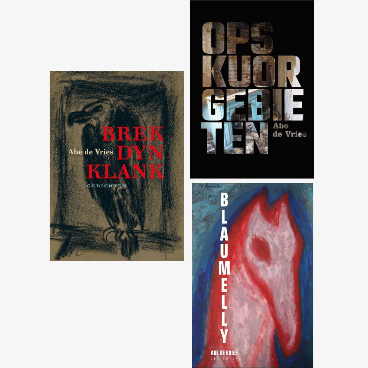 Oanbieding: 3 dichtbondels Abe de Vries