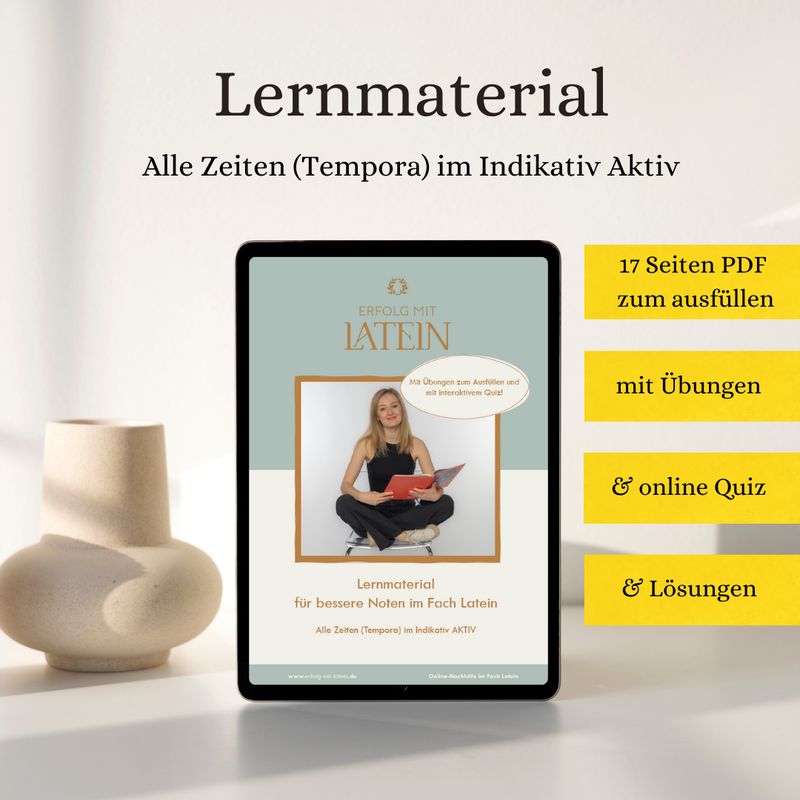 Lernmaterial Alle Zeiten Indikativ Aktiv
