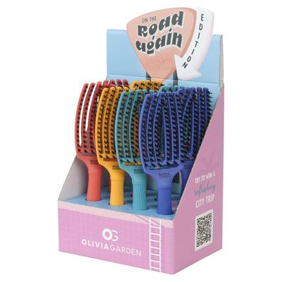 EXPOSITOR FINGERBRUSH ON THE ROAD OLIVIA GARDEN 8PCS