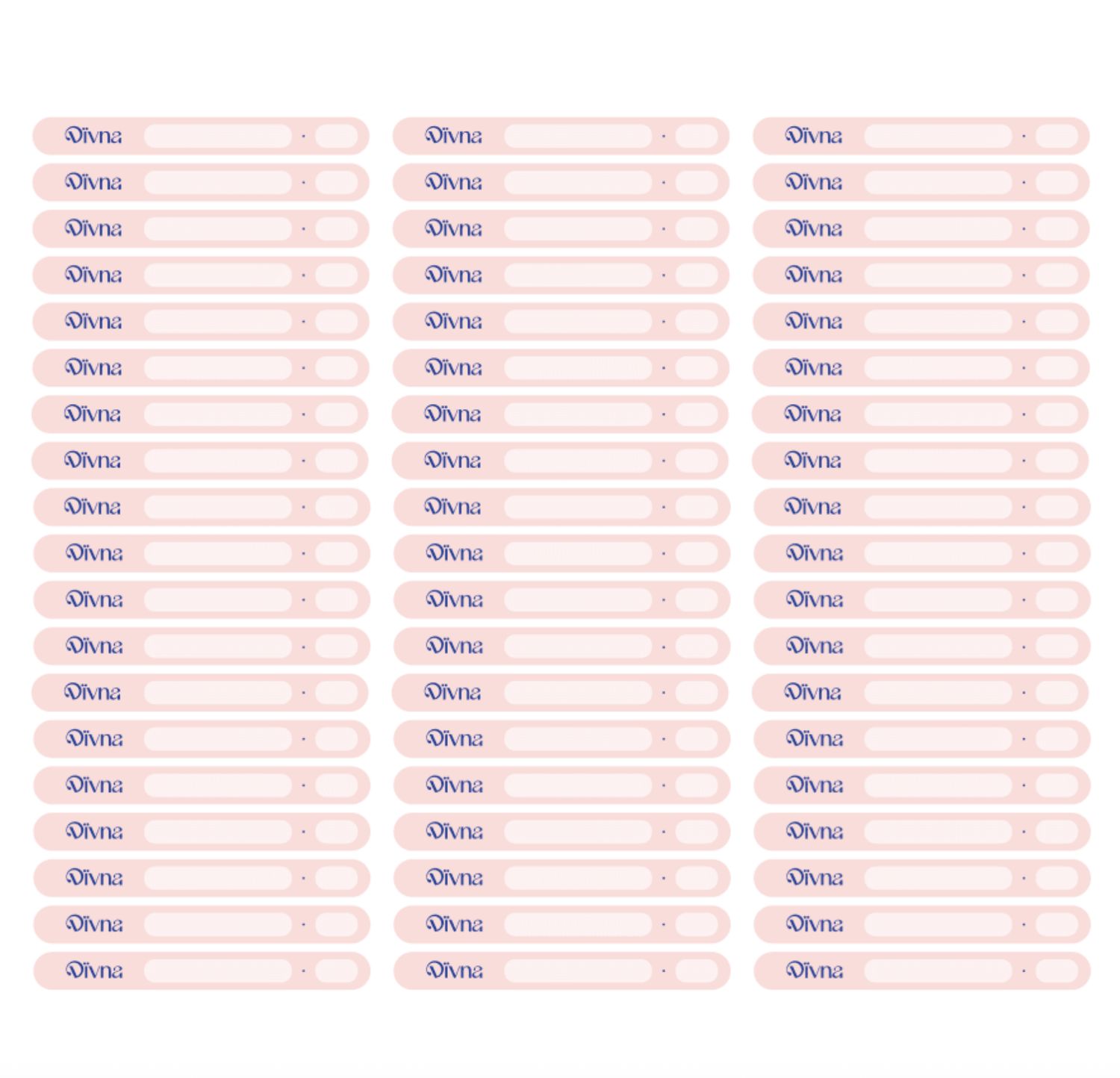 DIVNA Stickers pour Tips