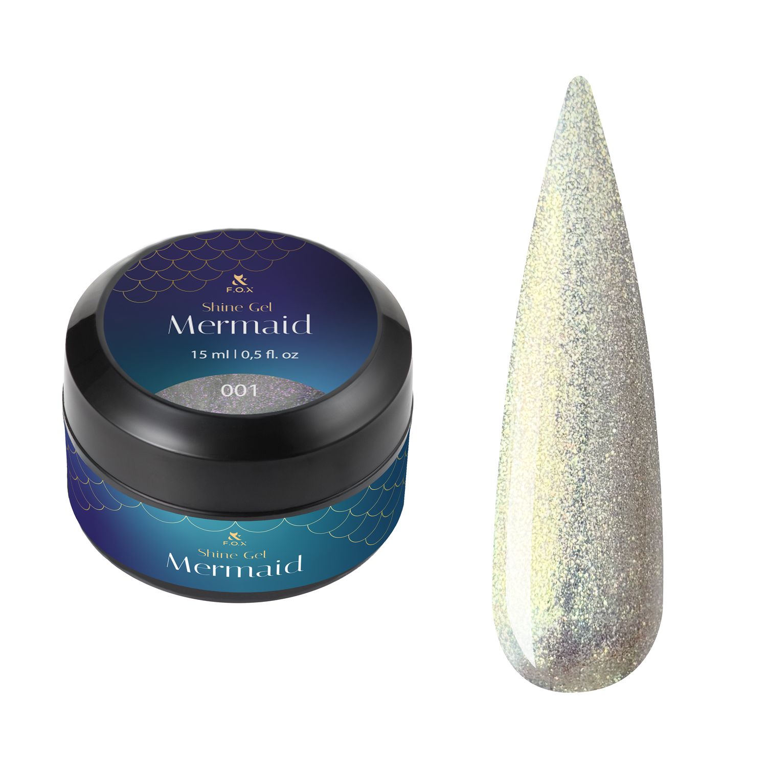 Fox shine gel Mermaid 001