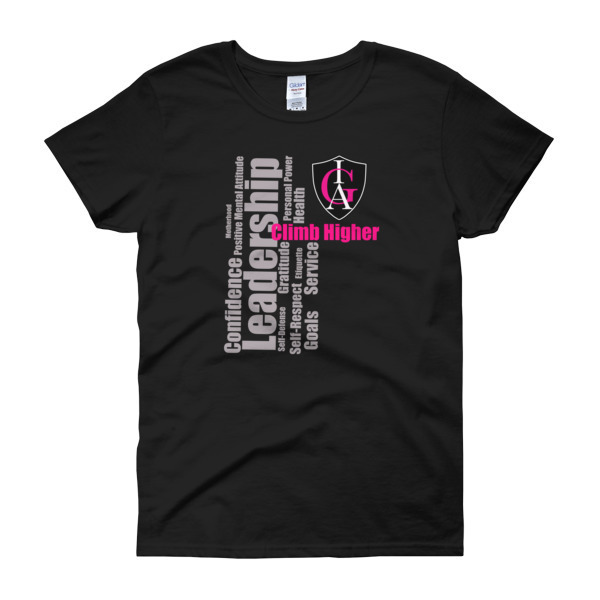 Climb Higher- Black Shirt Climb Higher- Black Shirt
