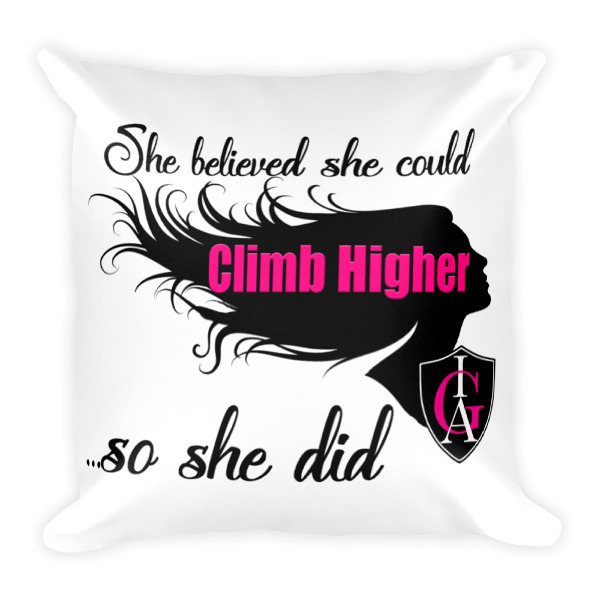 "She Believed"-Square Pillow "She Believed"-Square Pillow