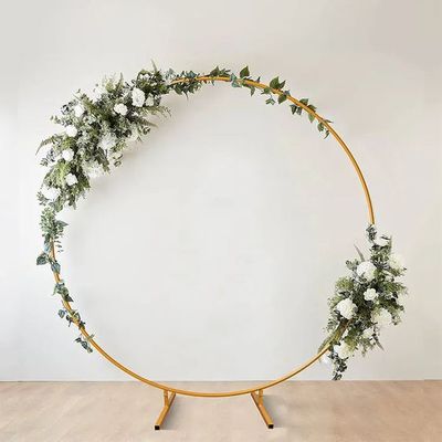 Arche dorée ronde pour mariage ou décoration événementielle