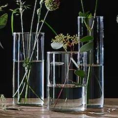 Lot 3 vases cylindriques