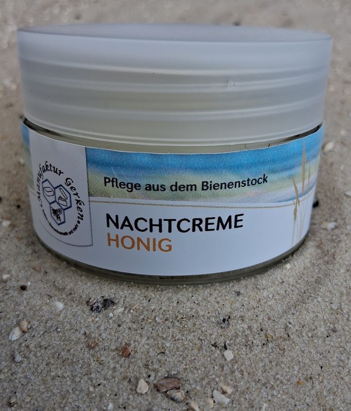 Nachtcreme mit Honig