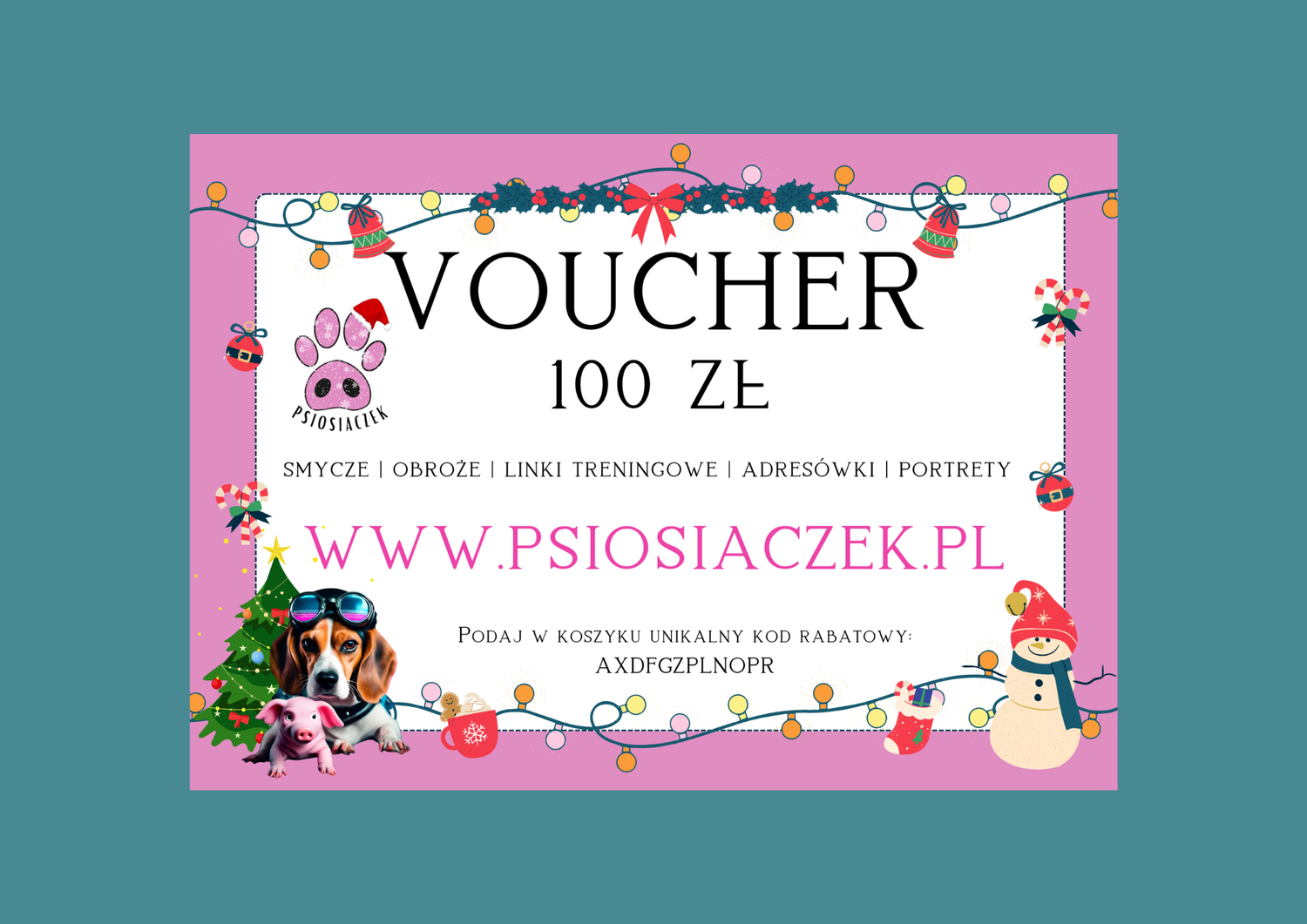 Voucher prezentowy - wersja online