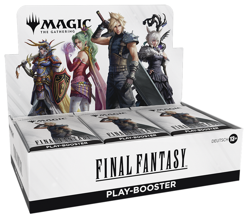 Magic the Gathering Final Fantasy Play-Booster Display