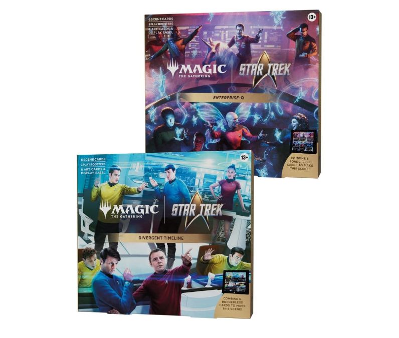 Magic the Gathering Star Trek Szenenboxen Display (beide zusammen) englisch