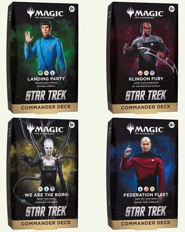 Magic the Gathering Star Trek-Commander-Decks