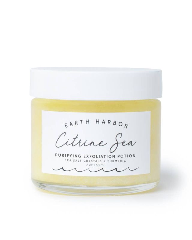 Tropical Exfoliator: Citrine Gemstone + Turmeric Oil Tropical Exfoliator: Citrine Gemstone + Turmeric Oil