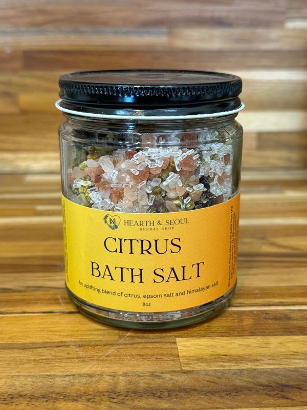 Citrus Bath Salts Jar