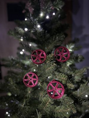 Zestaw Bombek 4szt Volk TE37 Galaxy Red