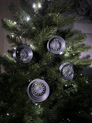 Zestaw Bombek 4szt BBS RS Silver