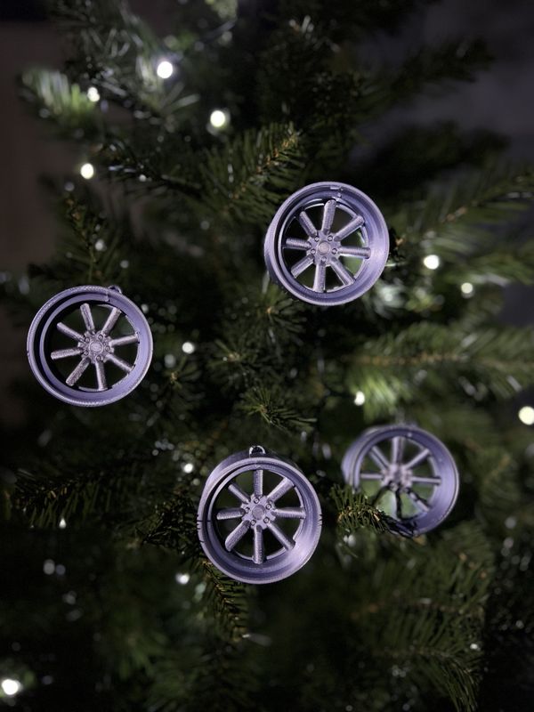 Zestaw Bombek 4szt ROTIFORM MLW Silver