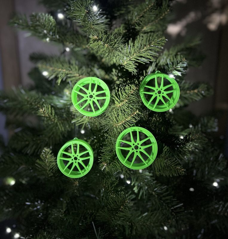 Zestaw Bombek 4szt R-SPEC Fluo Green