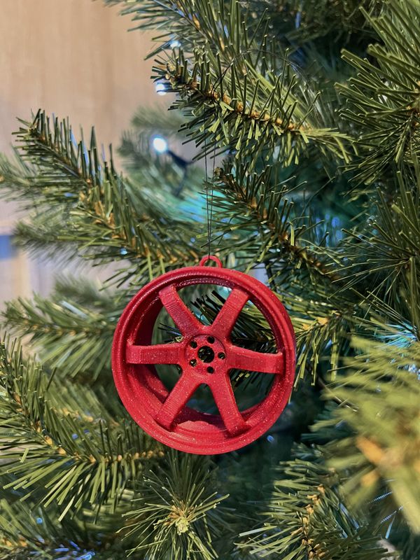 Bombka VOLK TE37 GALAXY RED 1szt