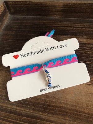 lint armband met visje