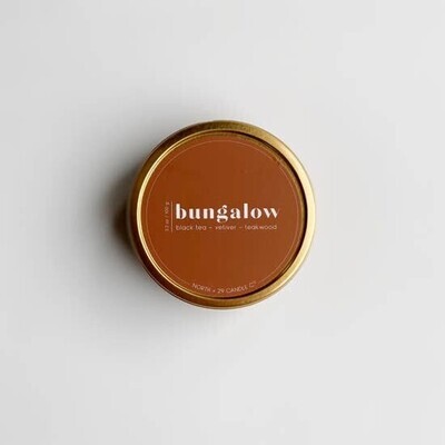 Bungalow Tin Candle