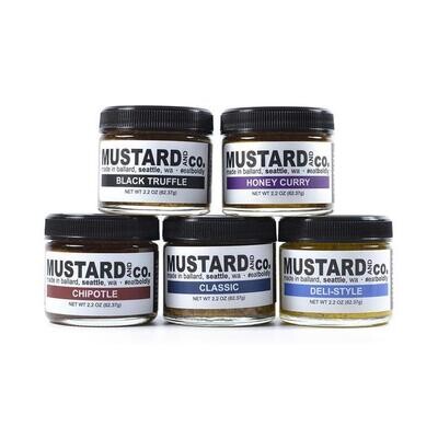Mustard and Co Five Flavor Gift Tube Mustard and Co Five Flavor Gift Tube