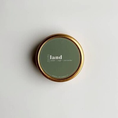 Land Tin Candle