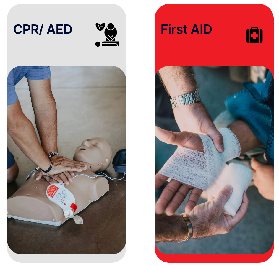 (COMBO) Certified CPR/AED & First AID Course