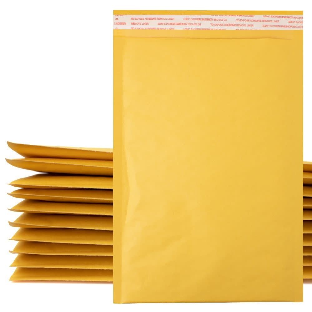 Kraft Bubble Mailers #00 5 1/2'' X 9'' CASE 250