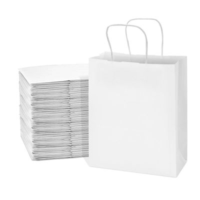 Shopping Bags 10'' X 5'' X 13'' White Case 250