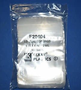 Seal Top Bags 2 MIL 4X7 Case 1M