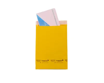 Kraft Bubble Mailers (Self Seal) #0 6 1/4'' X 10'' - 25 Pack
