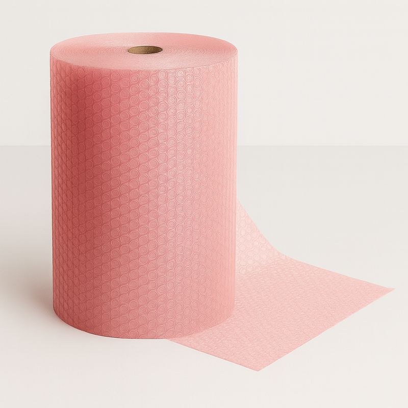 Large Pink Anti-Static Bubble 24'' X 25'