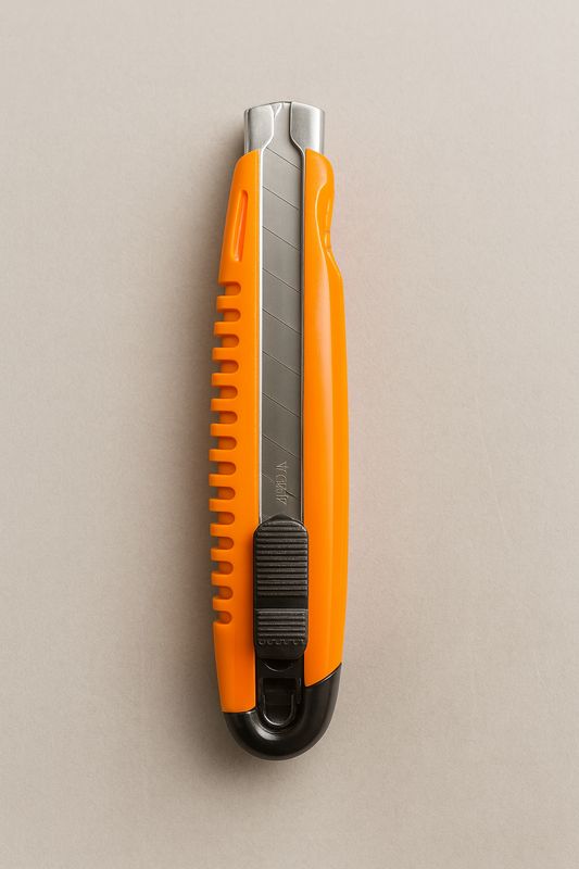 Knife 8-Point Snap Blade - Orange (Metal)