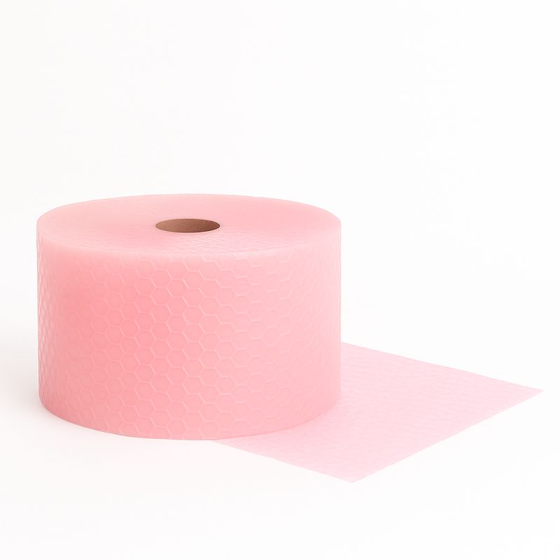 Large Pink Anti-Static Bubble 12'' X 125'