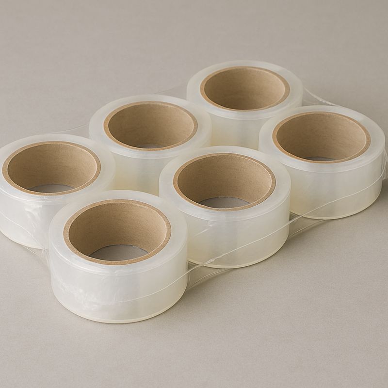 Tapes Bopp 2'' X 110 YDS. (330'') 2.MIL CLEAR  - 6 PACK