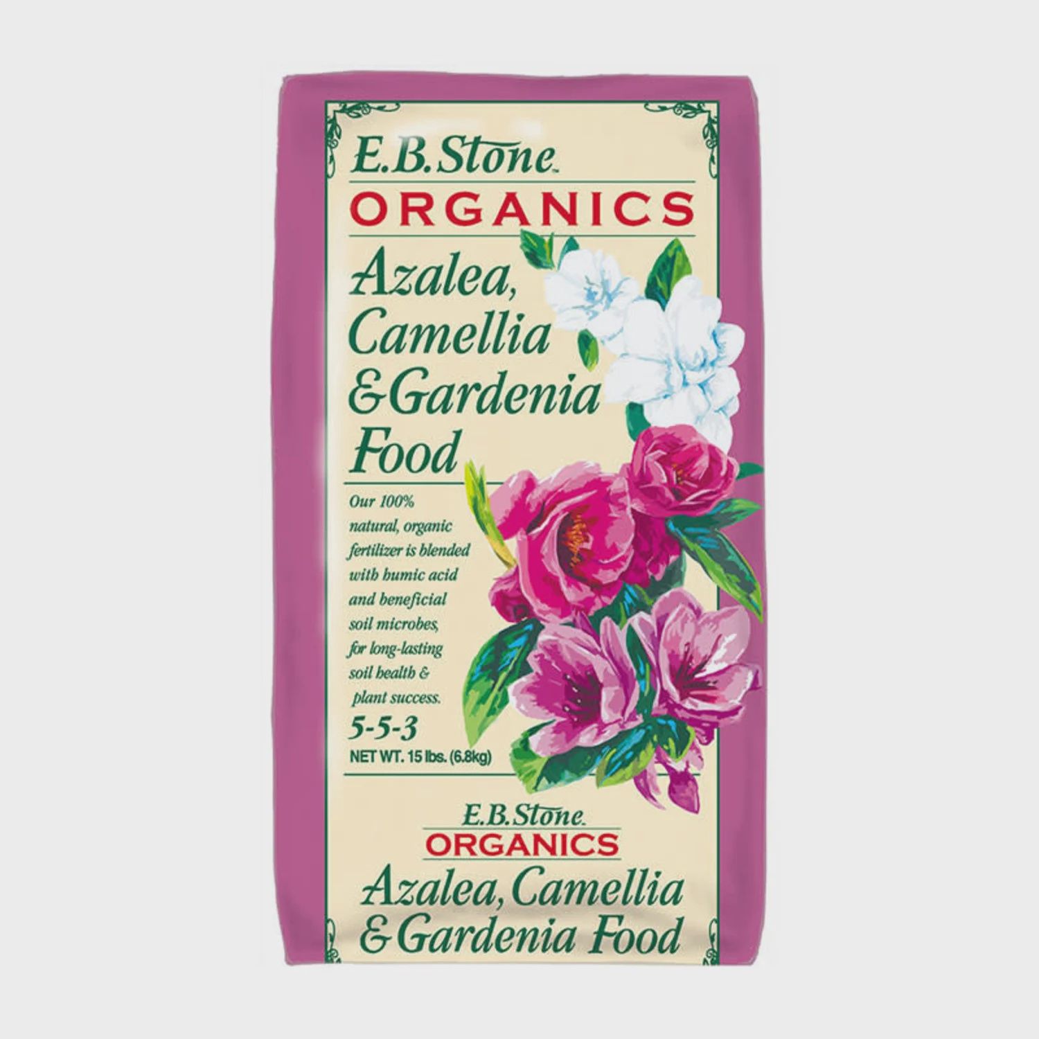 EB Azalea, Camellia, Gardenia Food 5-5-3, Attribute 1: 15lbs