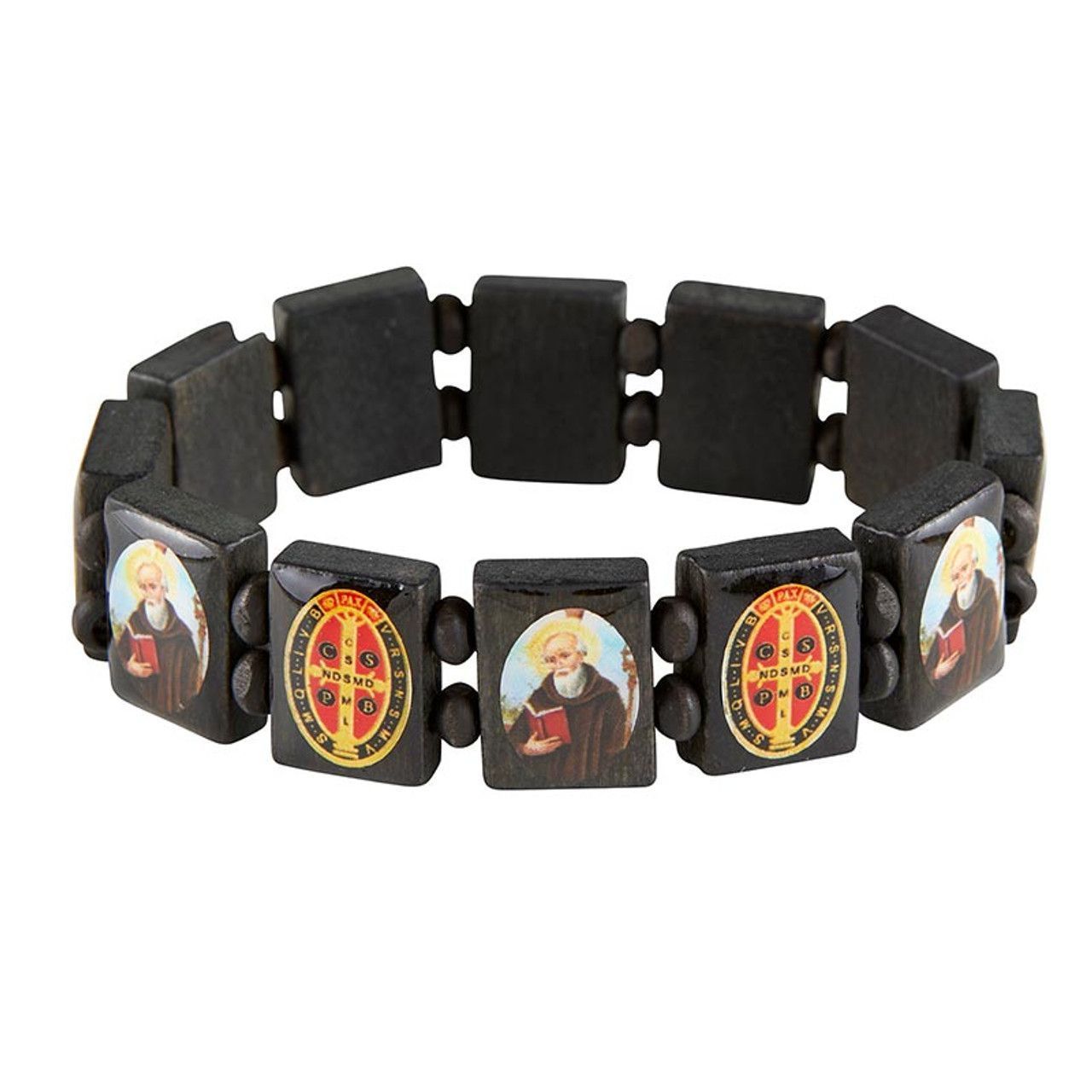 Black Wood St. Benedict Bracelet