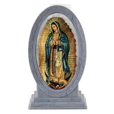 Holy Water Bottle with Holder - Our Lady of Guadalupe