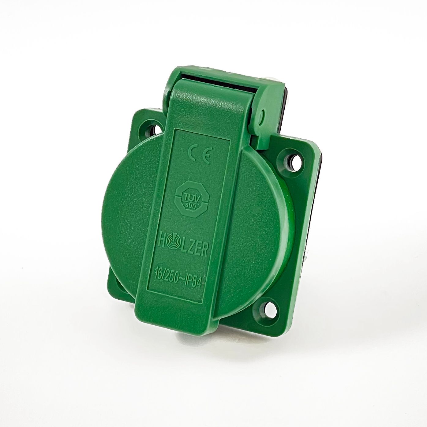 HOLZER Anbausteckdose IP54 - Grün