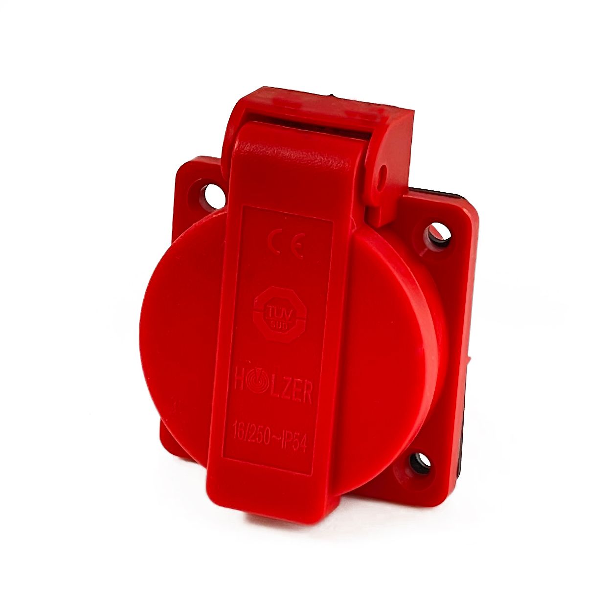 HOLZER Anbausteckdose IP54 - Rot