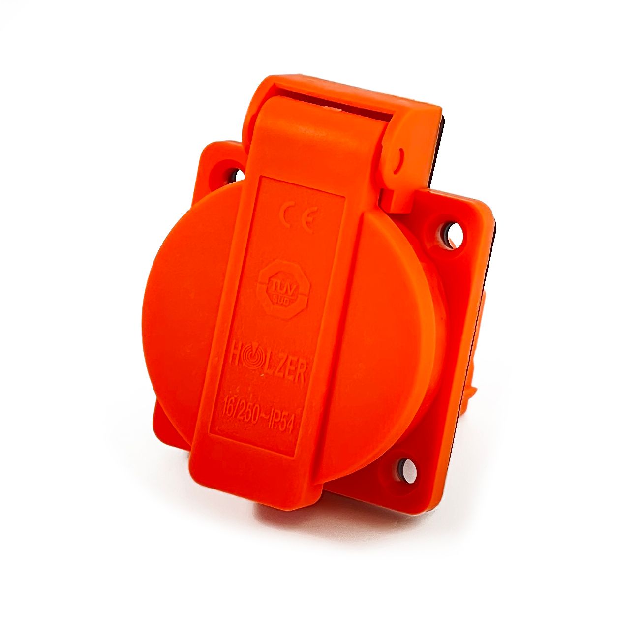 HOLZER Anbausteckdose IP54 - Orange