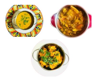 Plats de légumes