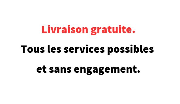 Devenez membre et sans engagement.