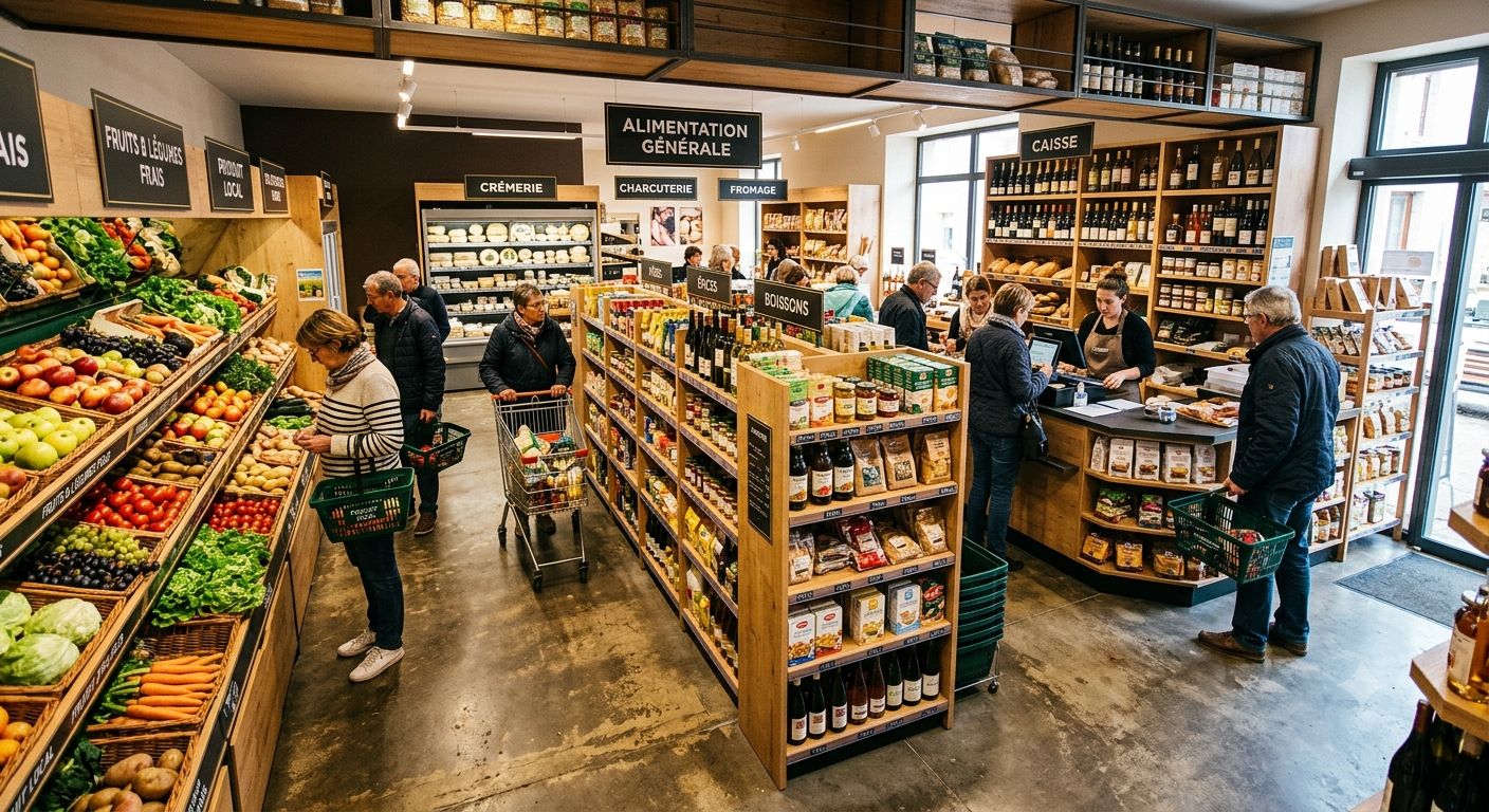 Livraison à l'épicerie et légumes de votre choix