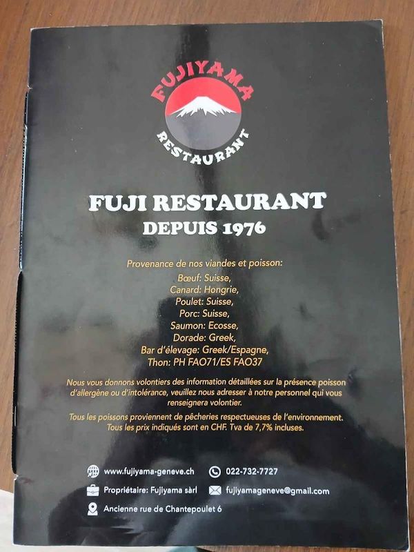 FUJIYAMA RESTAURANT