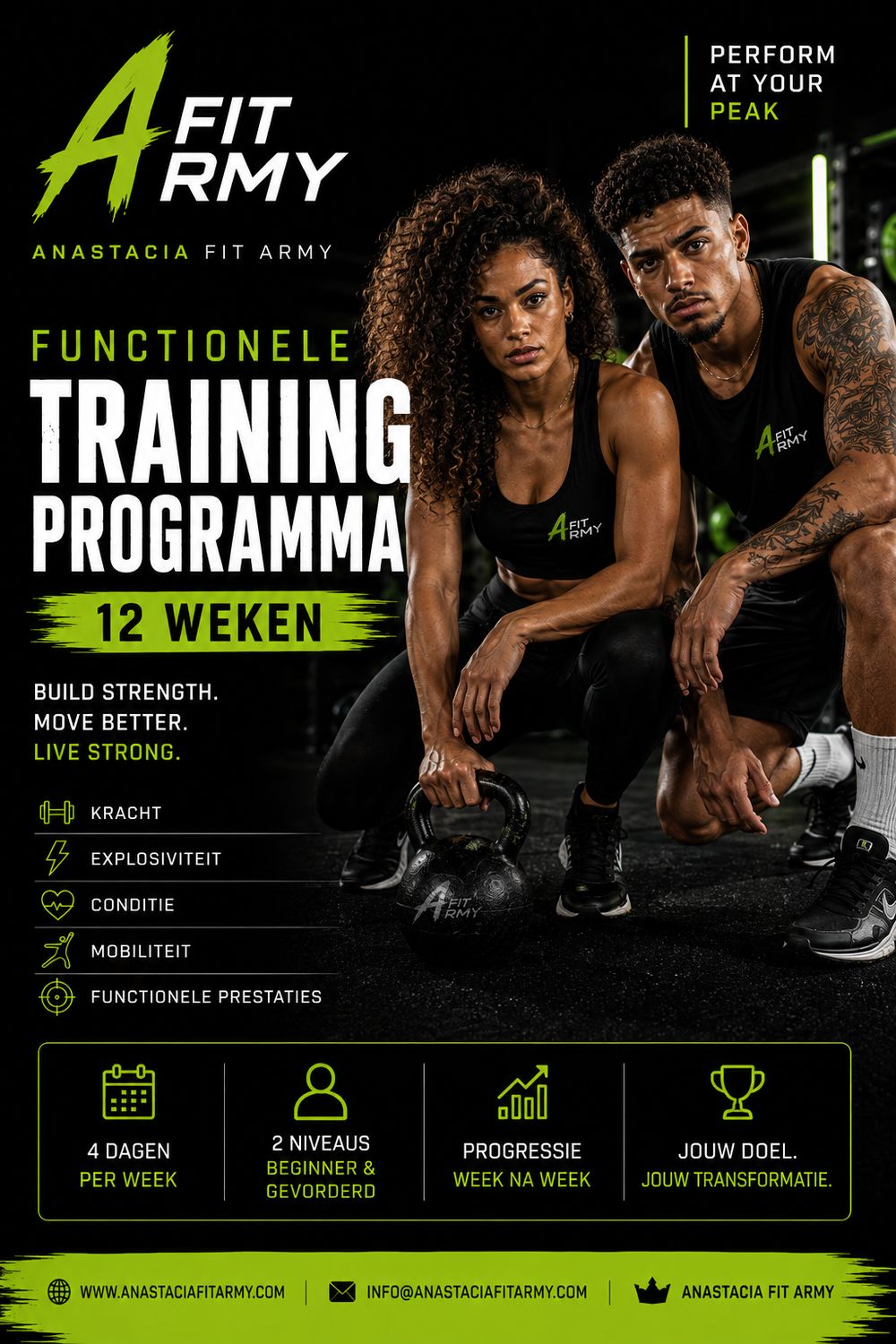 12 Weken Functionele Training Programma (In Dutch)