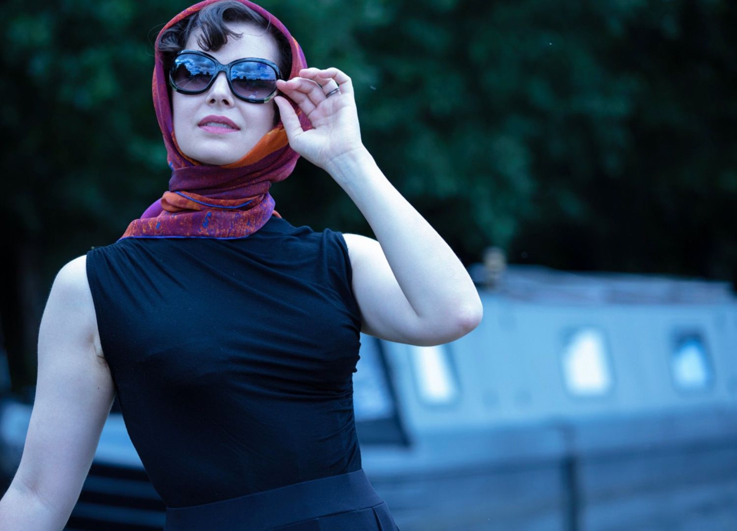 The Salted Orange scarf