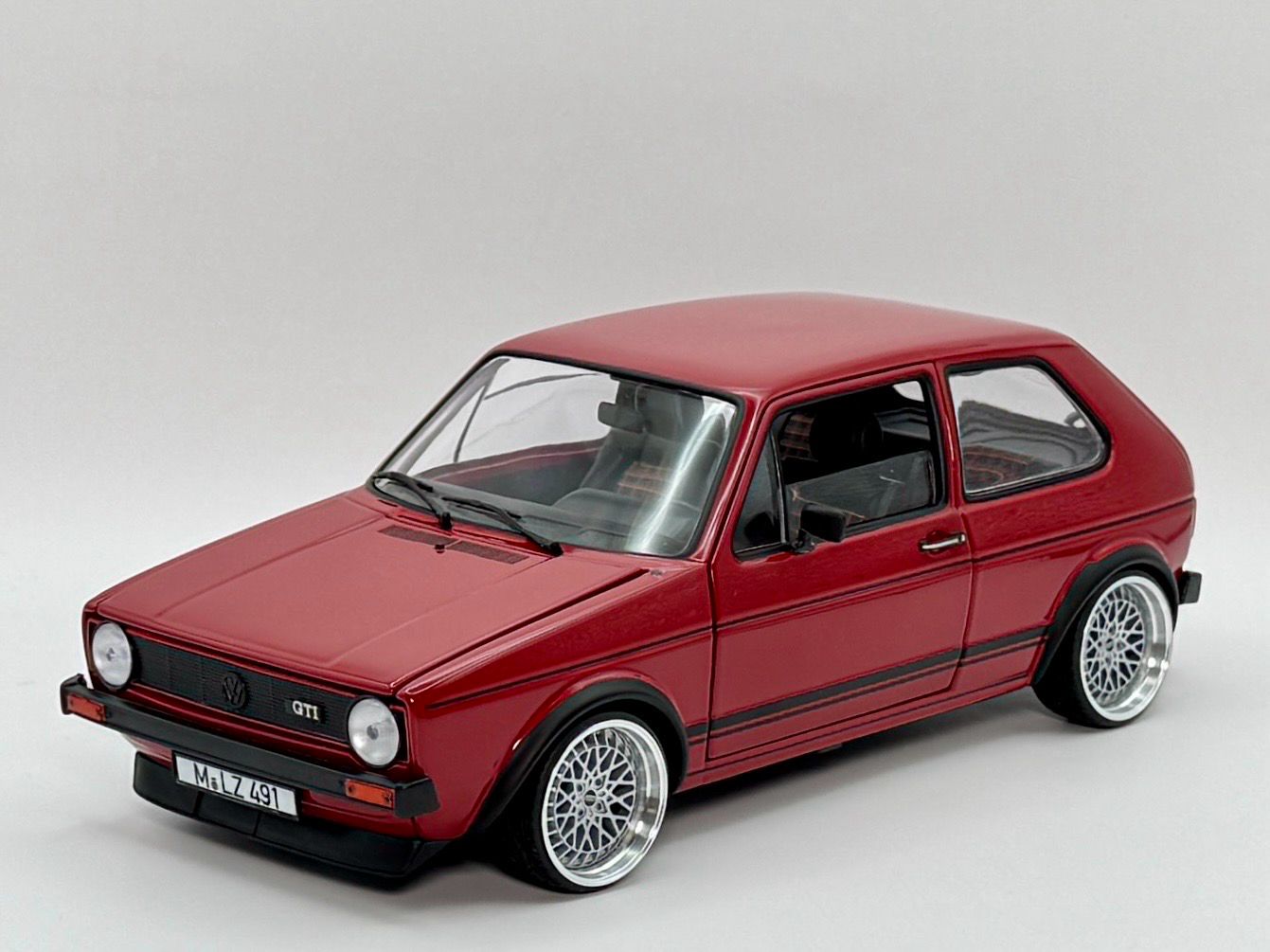 1:18 VW Golf 1 GTI Norev BBS Felgen