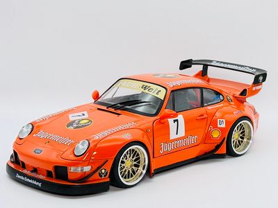 1:18 Porsche 911 (993) RWB Rauh-Welt Bodykit Solido BBS Felgen