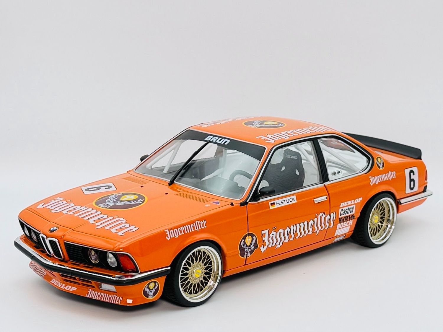 1:18 BMW 635 CSI Jägermeister Solido BBS Felgen