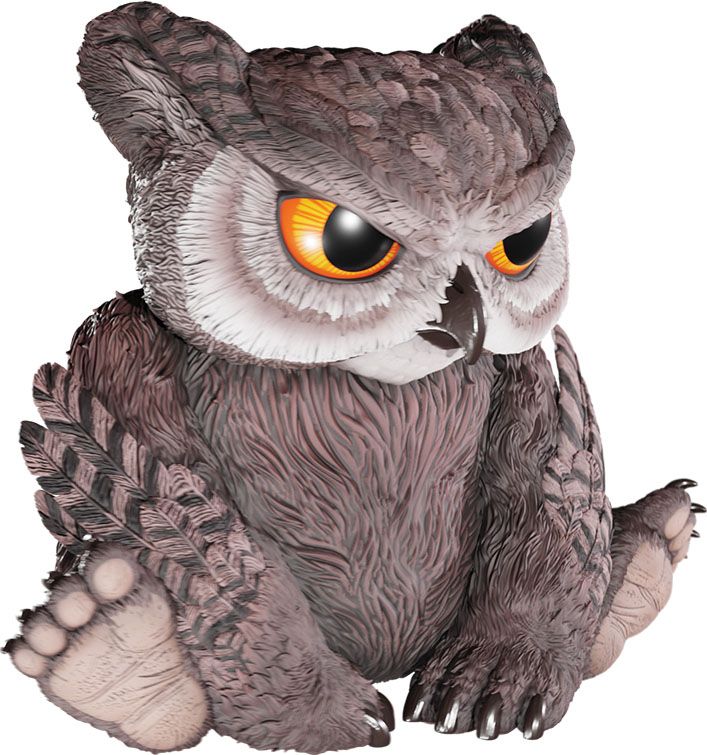 Dungeons &amp; Dragons: Replicas of the Realms - Baby Owlbear Life-Size Figure